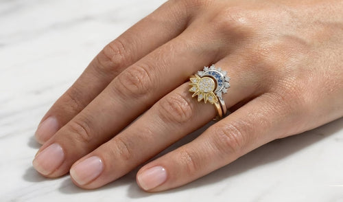 Anillos Celestial 'Sol y Luna'